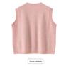 Women's Handmade Knit Sweater Vest - Layered Autumn/Winter Style