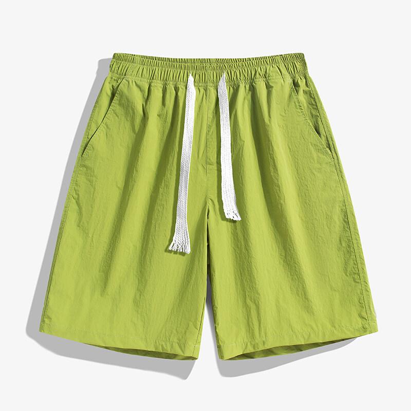 2025 Summer Beach Shorts Men Solid Casual Shorts Men Jogging Cargo Shorts Brand Male Boardshort Men Basic Solid Color Shorts
