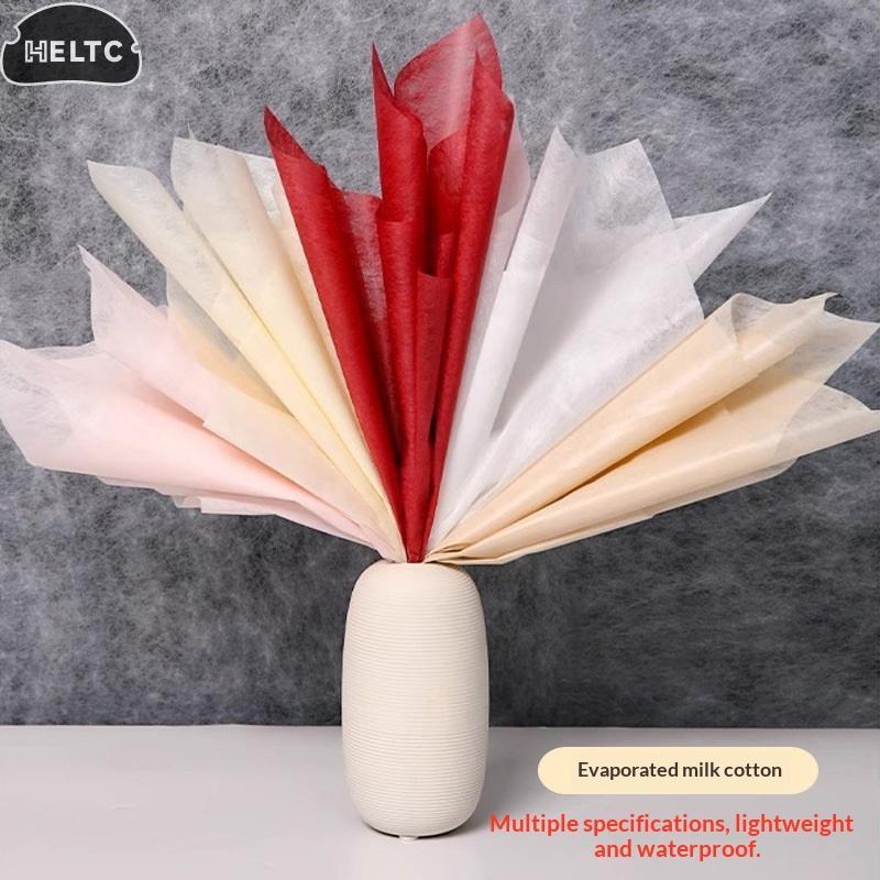 38 Sheets Soft Milk Cotton Lining Paper Flower Wrapping Paper Flower Shop Floral Bouquet Paper For Florist Bouquet Wedding