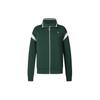 Color Block Stand Collar Tennis Knit Jacket Women Jackets Reed-Green A11W413504F-GN