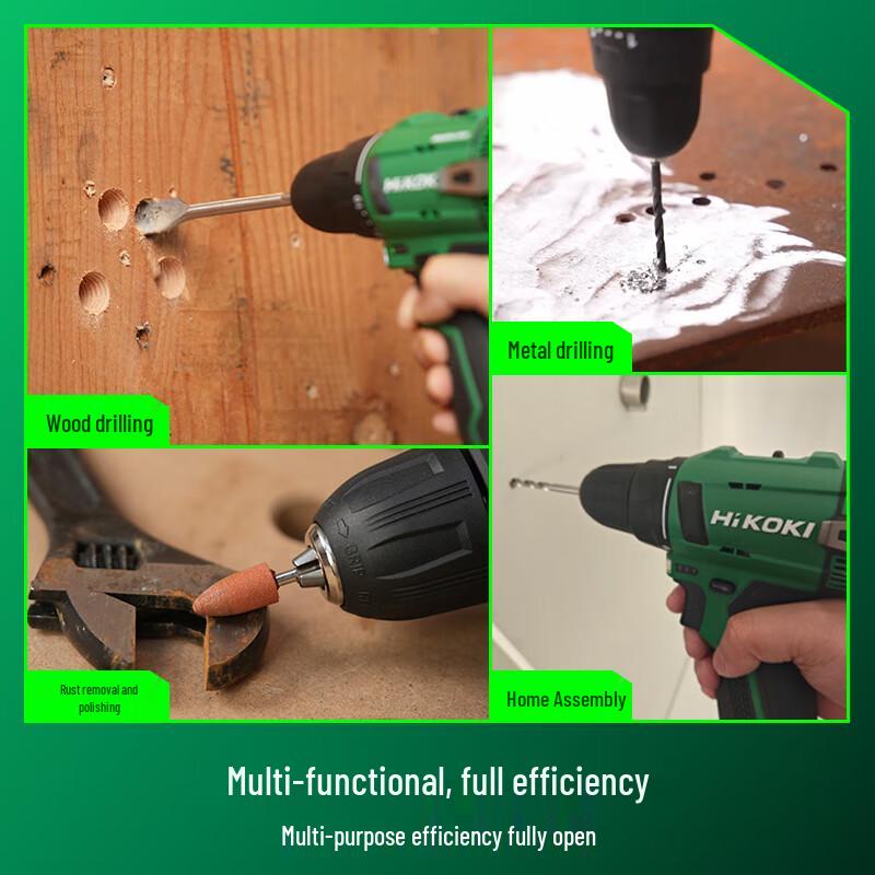 HiKOKI 12V Cordless Lithium-Ion Drill/Driver Series CN plug (adapter included)