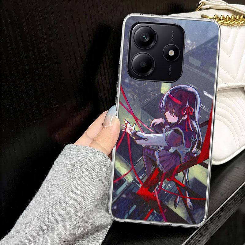 Madoka Magica Homura Case for Xiaomi Redmi Note 14 13 12 11 Pro Plus Phone Cover 14S 12S 11S 11E 11T 10S 10 9S 9 Silicone Funda