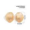 Fashion Jewellery Gift Shell Ocean Chunky Earring Trendy 2024 Gold Silver Color Exaggerated Large Piercing Earrings Geometric