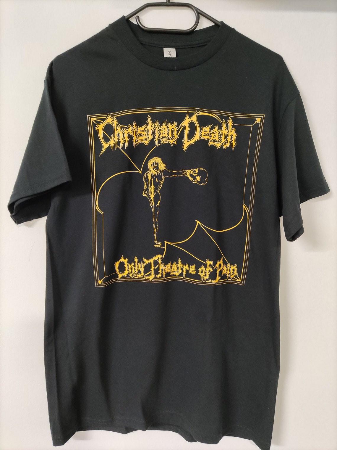 christian death ФУТБОЛКА дезрок готик-рок Унисекс Футболка 2XL