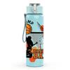 1PC Basketball Player Slogan Art 750ml Color Plastic Sports Water Bottle Leakproof Flip Straw Lid Suitable for Sports Office Home Use