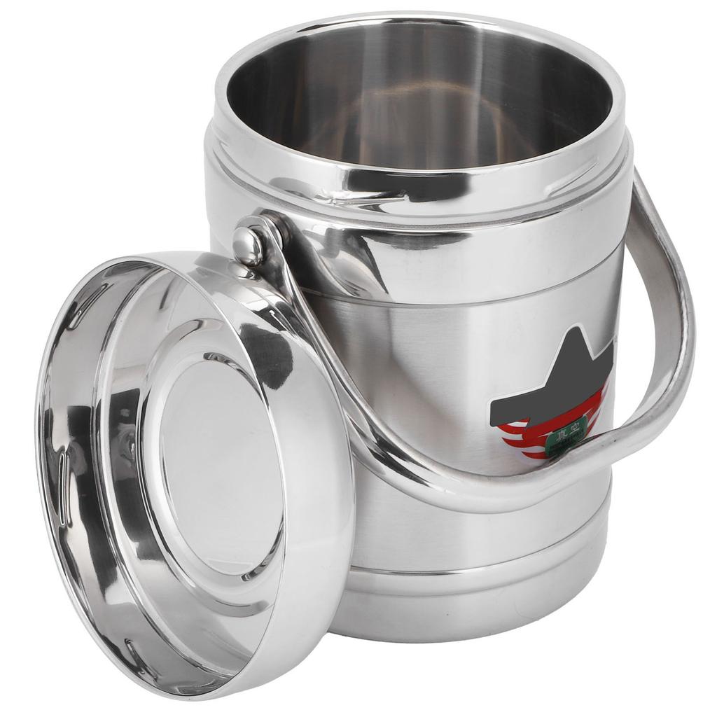 1.2L StraightShaped Stainless Steel Vacuum Lunch Box Pot Insulated Food Container for School