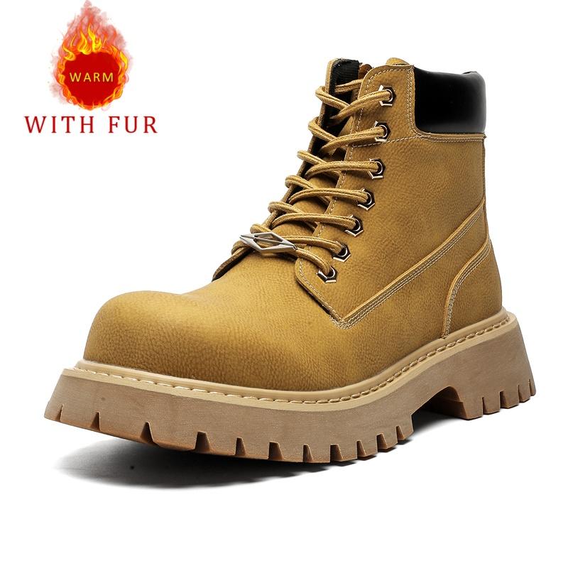 

Модная осенне-зимняя мужская обувь Ретро и трендовые стили Уличная мода для активного отдыха 38-46 Молодежная обувь На толстой подошве на шнуровке универсальная 46