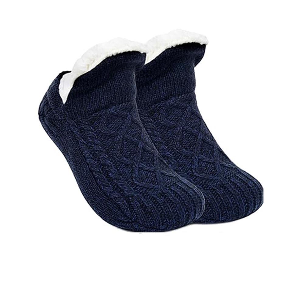 Velvet V-Mouth Fluffy Slipper Socks Antiskid Sleep Socks New Warm Socks  Unisex