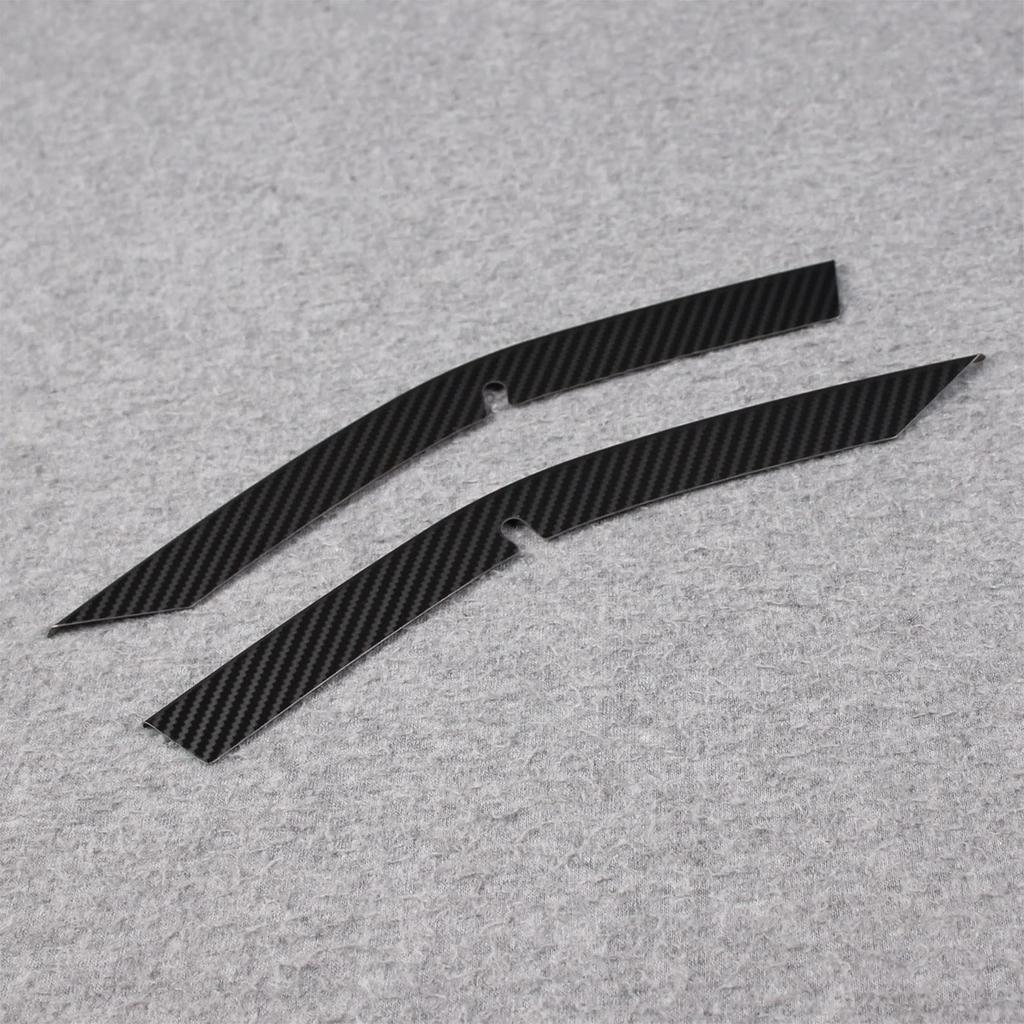 RUIQ Toyota Prius 60 Series Exterior Upper Grille Fins Front Bumper Underlip Designed Exclusively for the Toyota Prius 60 Carbon Fiber Garnish, (Black