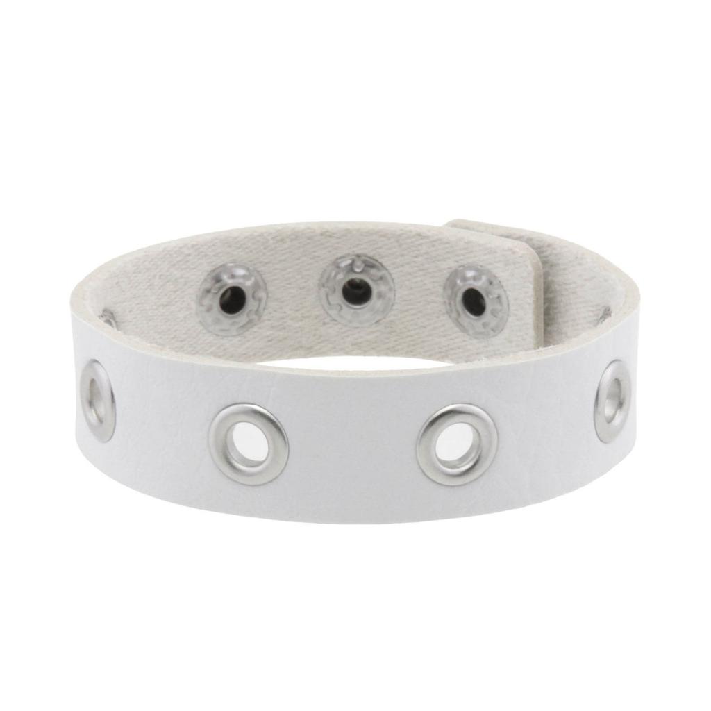 Comfortable Bracelet Punk Bracelet Stylish Statement Bracelet Fashionable Women Bracelet PU Texture for Everyday