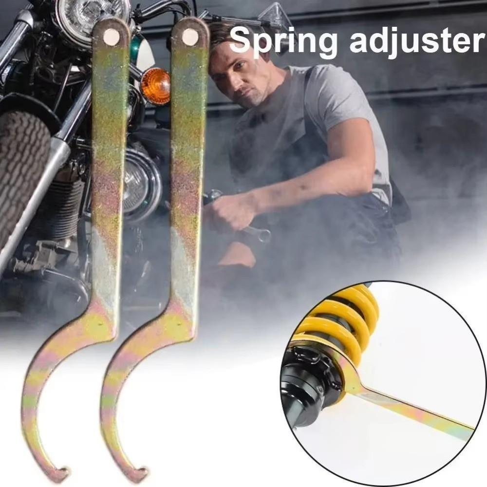 Hook Design Shock Absorbe Wrench Crescent C Spanner Wrench Spring Adjuster Wrench Mechanical Tool