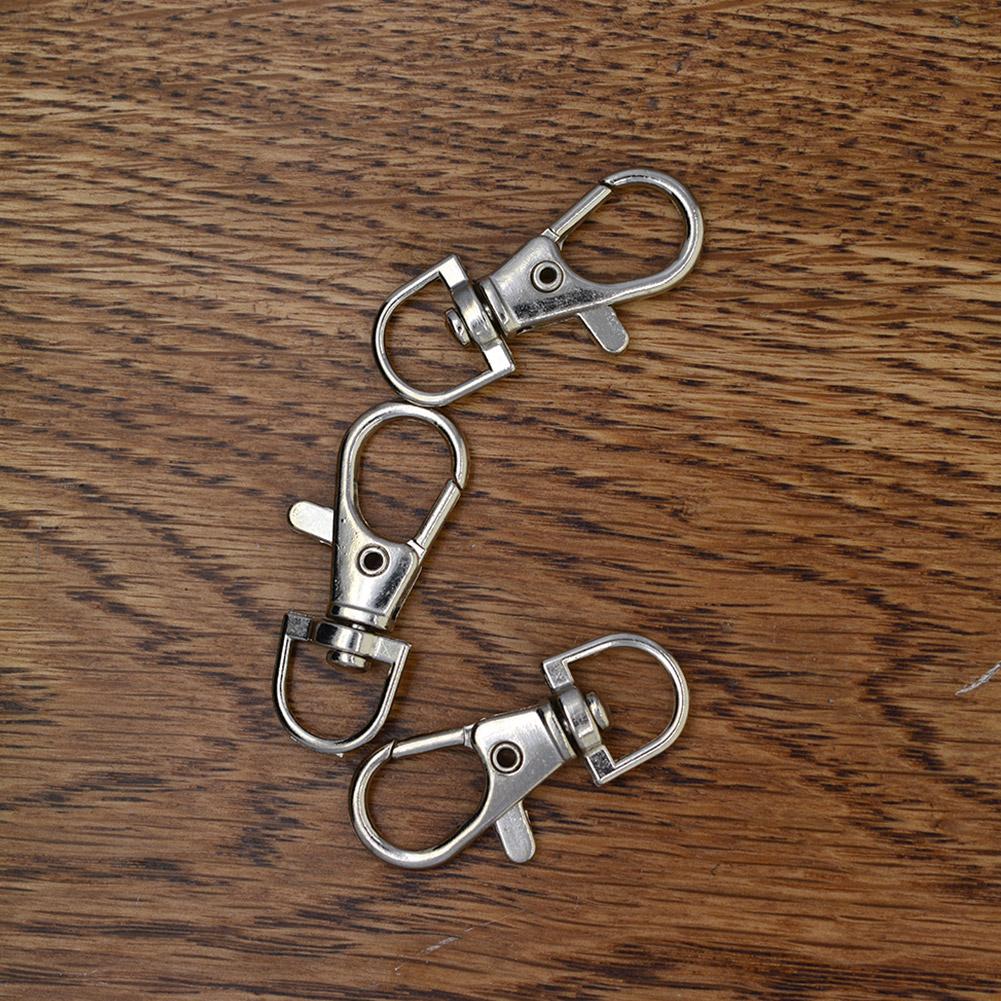 Cheap Lobster Clasps Swivel Buckle DIY 37mm Bag Key Ring Findings Chain