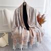 Cashmere Paisley Scarf for Women Winter Pashmina Wraps Warm Shawl Thick Blanket Elegant Poncho Bufanda Echarpe Bandana