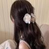 Double-Sided Hair Claw Rose Flower Floral Hairpin Sweet Hair Clip  Hair Accessories