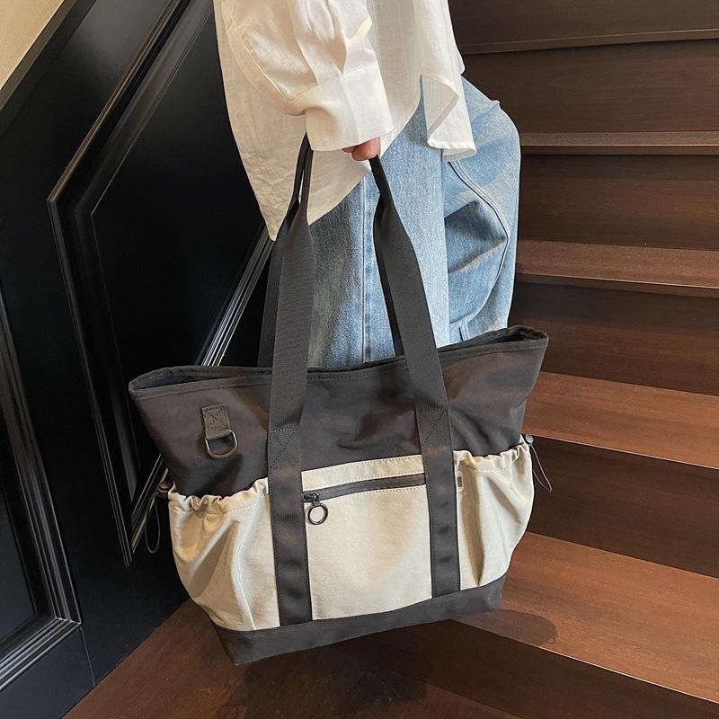 Large-capacity bag women's new fashionable versatile shoulder bag commuter tote bag casual handbag