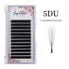 Goddess U Shaped YY 3D 4D 5D Eyelashes Extension Handmade Premium Soft Premade Fan U Lashes Beauty Makeup W Bloom Lashes