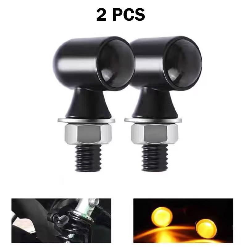 Motorcycle Turn Signal Light Indicator Blinker Lamp 8mm 12V Moto Led Turn Signal Lights For Honda For Yamaha For Cafe Racer