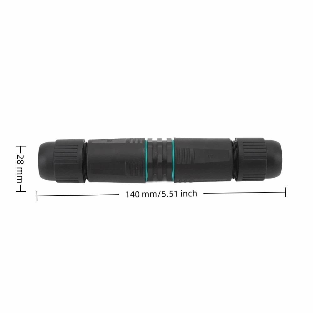 Optional Cat5e/Cat6 Female to Female Adapter Professional IP68 Waterproof Adapter  Industrial Use Cat5e
