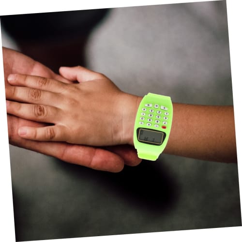 Homoyoyo 2-Piece Digital Watch with Calculator, Phone Book, and Calculator Function for Men, Women, and Kids, Perfect Birthday Gift for Fitness, Squar