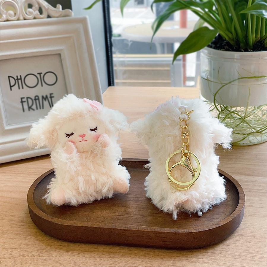 Sheep Plush Keychain Toy With Soft Pp Cotton Filling For Kids And Teens