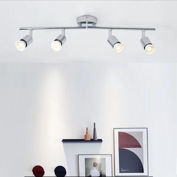 Adjustable 4-Head LED Ceiling Spotlight for Exhibition Halls