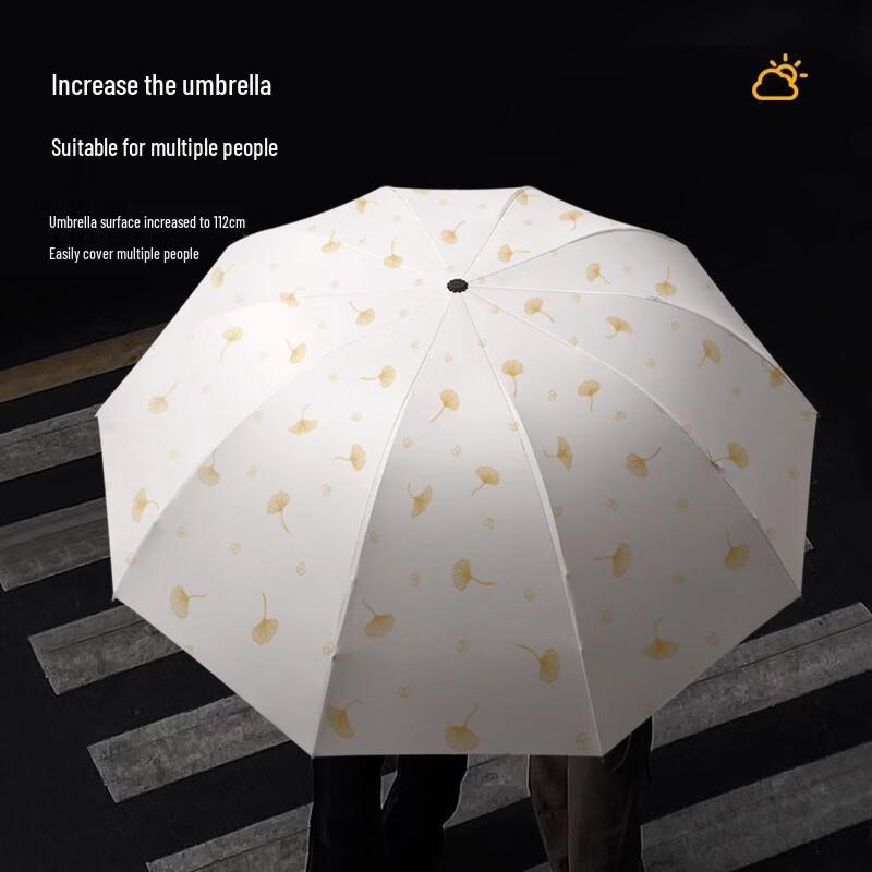 MAYDU M3051 3-Fold UV Protection Sun & Rain Umbrella