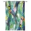 Tropical Jungle Parrot Green Plants Curtains for Bedroom Living Room Drapes Kitchen Children's Room Window Curtain Home Decor
