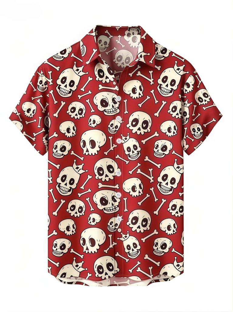 Unisex 26 Fashionable Halloween Shirts for Men and Women in Cute Style Party and Festival Tops Pumpkin Head Printed Short Sleeves