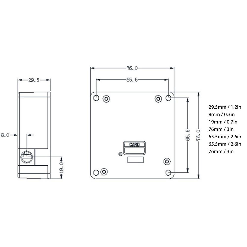 Invisible Electronic Cabinet Lock ABS Smart Cabinet Lock Safety Drawer Lock  Pantry
