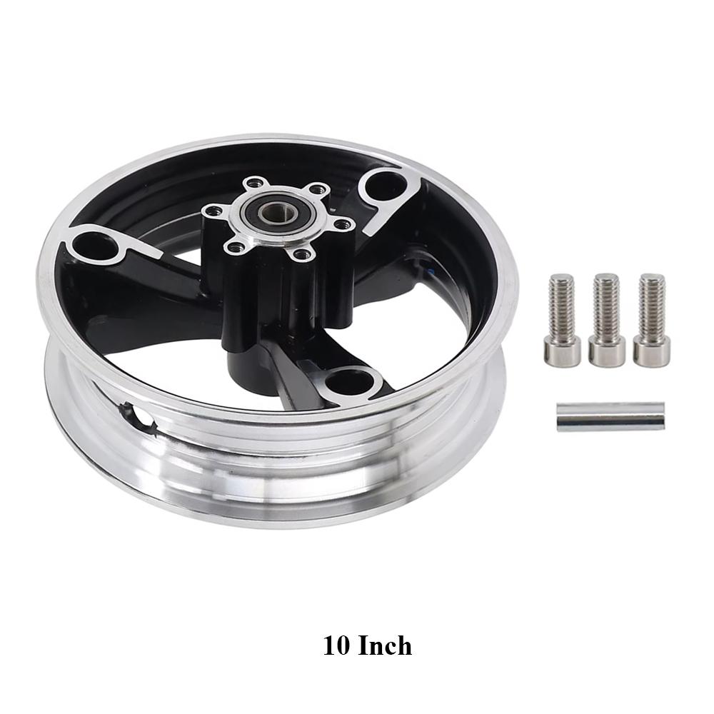 10 Inch Aluminium Alloy Wheel Hub Rim For Electric Scooter Kugoo M4 and M4 Pro Front Wheel Tire Split Hubs Replacement Accessory