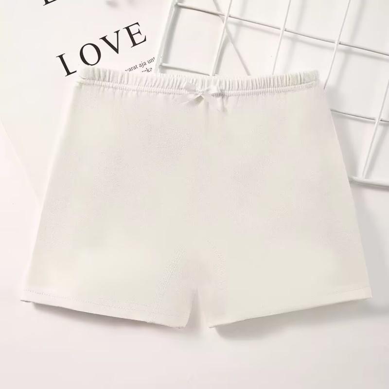 Pure Cotton Safety Pants Kids Girl Plain Color Panties Set Kids Girl Underwear Children Shorts