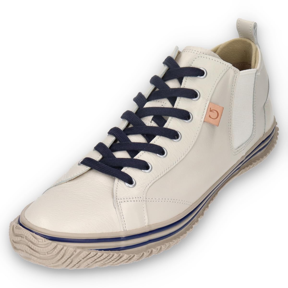 

Кроссовки размера L для мужчин и женщин [Spingle] SP-442 Белый/Темно-синий (26.5см)