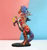 Creative Resin Graffiti Art Horse Sculpture Decoration Paint Colorful Animal Statue Home Living Room Ornament Office Desk Crafts