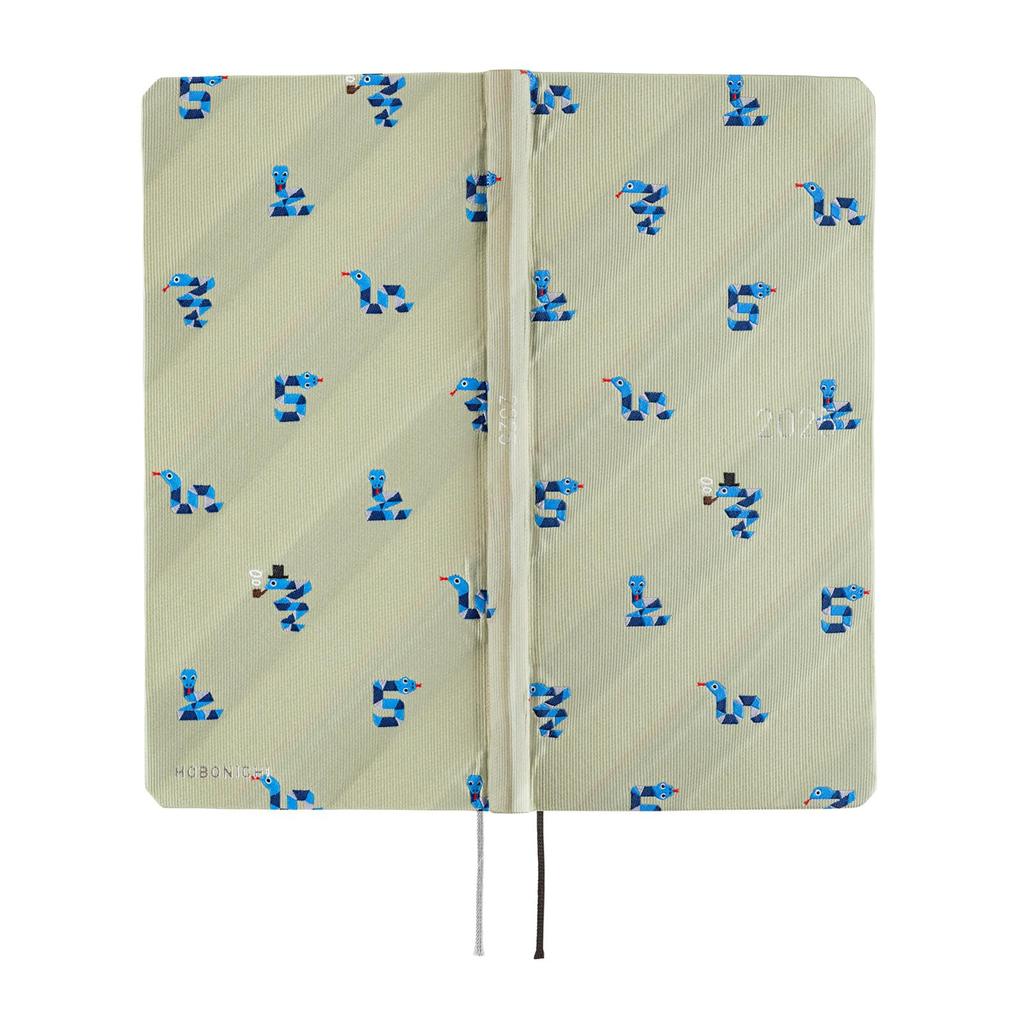 Hobonichi Techo 2025 weeks Tie Toy January start Weekly planner Weekly left Slim vertical & Chief/Snake