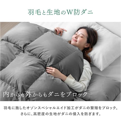 Tansu No Gen Down Comforter, Single Size [Laundromat-Friendly!] 93% Down, 1.0kg Fill, Made In Japan, 7-Year Warranty, Washable, Comforter 10119003 (76