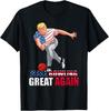 Tricou Amuzant Trump Bowling Make Bowling Great Again Tricou Unisex