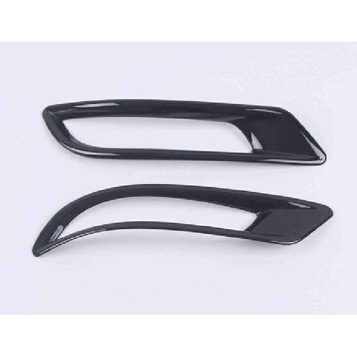 Fit For Honda CRV CR-V - Gloss Black Rear Fog Light Eyelid Molding Frame