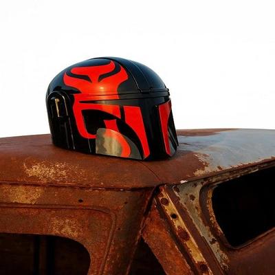 Hełm Noszony Boba Fett Cosplay, Hełm Stalowy z Czarnej Serii Rekwizyt
