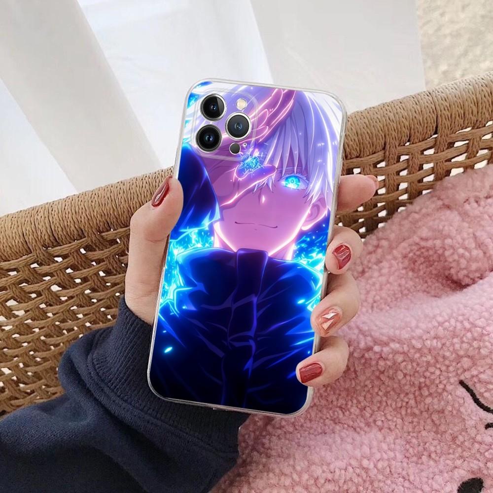 J-Jujutsu K-Kaisen G-Gojo Anime Phone Case For IPhone 16 15 14 11 12 13 Mini Pro XS Max Cover 6 7 8 Plus X Funda Shell