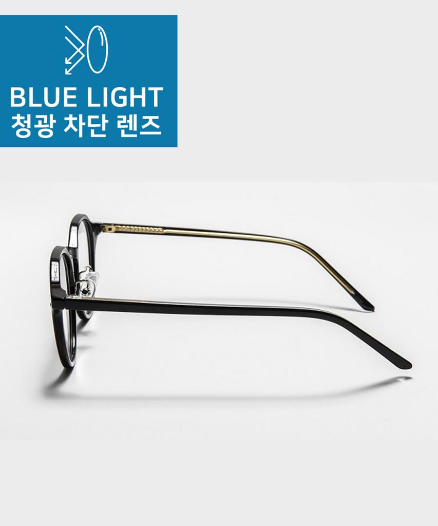 Likkeullou Rc B010 Black Blue Light Glasses