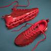 Czerwone Łuski Rybie Męskie Buty Casual Męskie Sneakersy Modne Podeszwa Ostrzowa Nowy Przybycie Buty do Biegania Dla Mężczyzn Buty Sportowe Oddychające