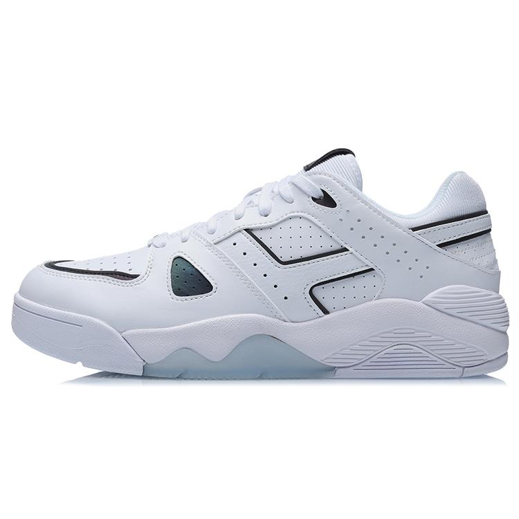 

Li Ning Back To The Future Retro 90s Reflective Slip Resistant Abrasion Resistant Low top Vintage Basketball Shoes AGBR019-3 42