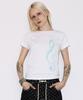FANCY CLUB Clef Symbol Tee (White) F26Qb143