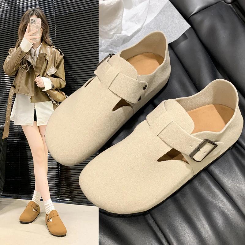 Zapatillas Platform Retro Shoes for Women 2024 New Round Toe Casual Shoe Lazy Comfort Flat Shoe Luxury Women Sneakers Loafers