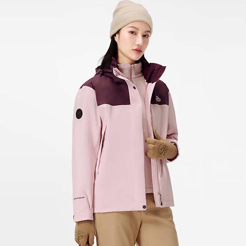 PELLIOT Women's Outdoor 3-in-1 Waterproof Hardshell Jacket