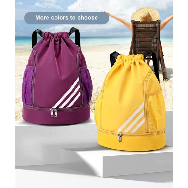 Sporttasche Damen mit Kordelzug für Herren, groß, Radfahren, Basketball, weiblich, Wochenendgepäck, Reisen, Yoga, Rucksack