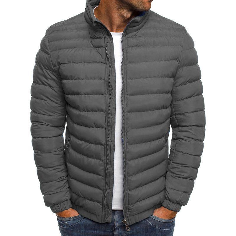 Men's Warm Puffer Bubble Coat Jacket Featuring Cozy Quilted Design For Winter Comfort