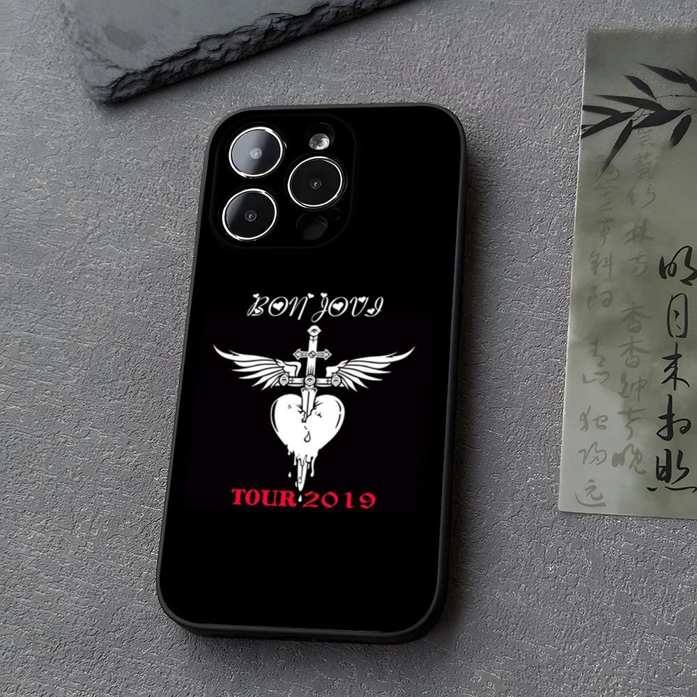 B-BonS JoviS Band Phone Case Funda For Iphone 13 17 16 11 15ProMax 14 12 Pro Xs Max Mini Xr X 7 8 6 6s Plus Covers