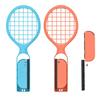 2Pcs Tennis Racquet Grip with Wrist Strap for NS2 Controller Tennis Racket Handle Grips Smooth Operation