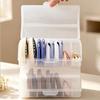 Dust-proof Powder Puff Storage Box Portable Stackable Clear Makeup Sponge Case 7 Grids Save Space Makeup Puff Organizer Home